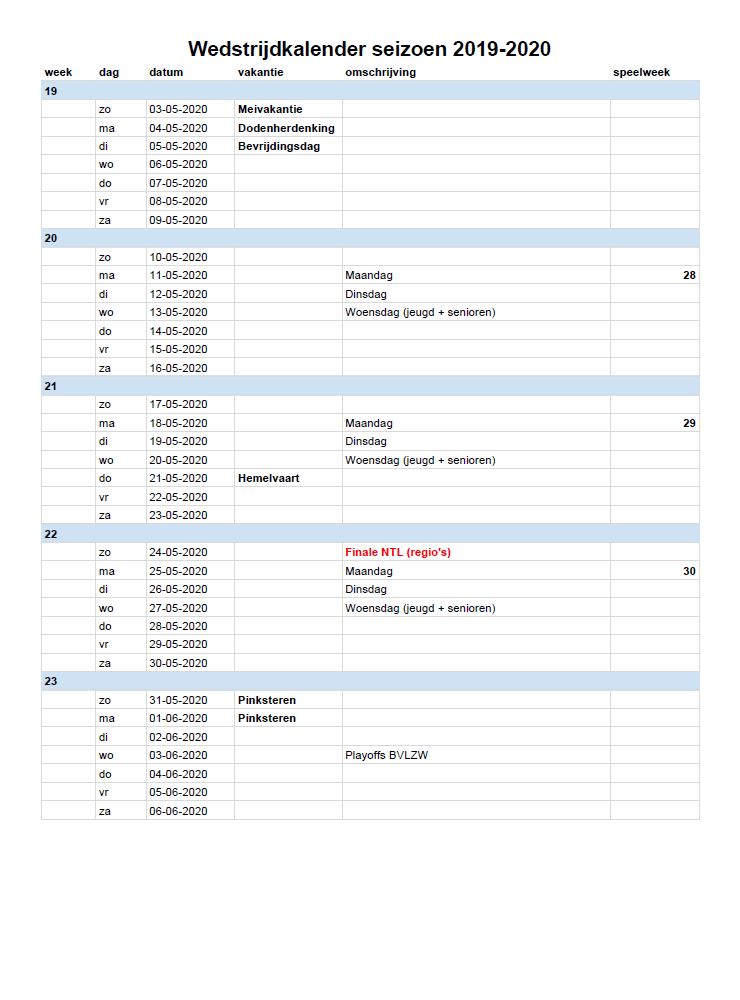 Wedstrijdkalender BVLZW - pagina 7